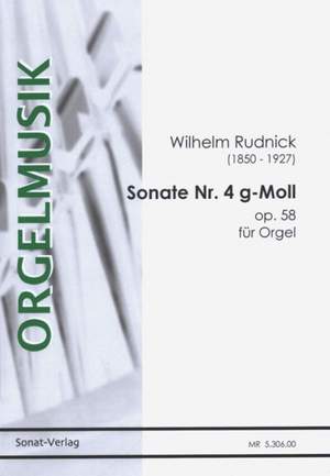 Rudnick, W: Sonate g-moll Nr.4 op.58