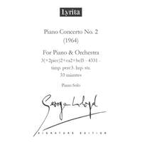 George Lloyd: Piano Concerto No. 2 - Piano Score