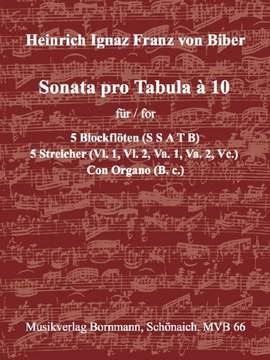 Biber, H I F: Sonata pro Tabula à 10