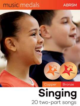 ABRSM: Music Medals Copper & Bronze Singing: 20 two-part songs