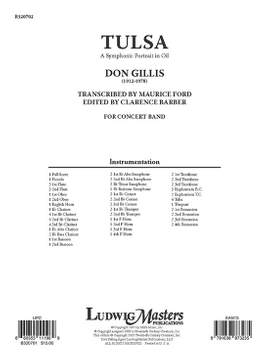 Gillis, Don: Tulsa: A Symphonic Portrait in Oil