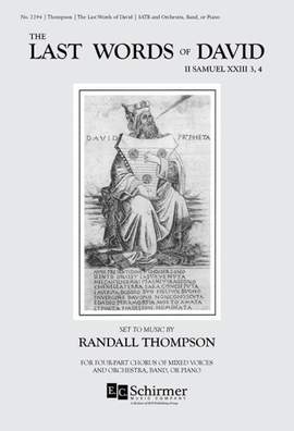 Randall Thompson: The Last Words of David
