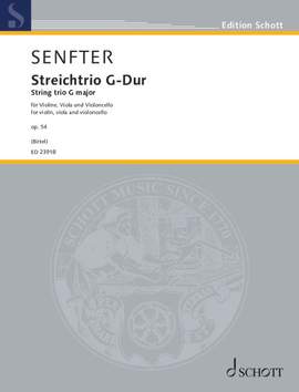 Senfter, Johanna: String Trio G major op. 54