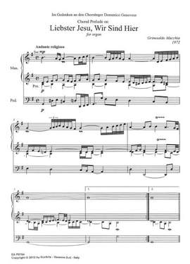 Macchia, G: Chroral Prelude on Liebster Jesu wir sind hier