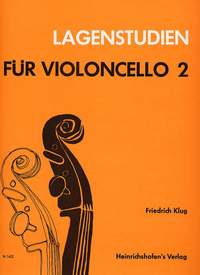 Klug, F: Lagenstudien für Violoncello 2 Vol. 2