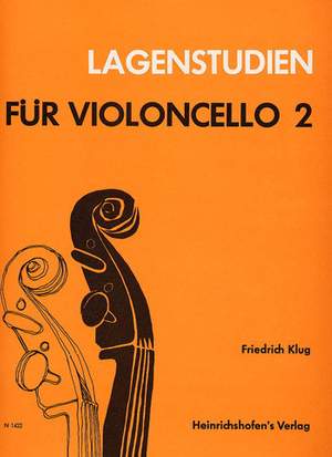 Klug, F: Lagenstudien für Violoncello 2 Vol. 2