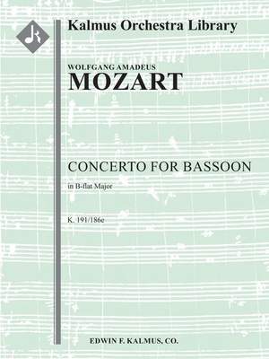 Mozart, Wolfgang Amadeus: Concerto for Bassoon (solo part)