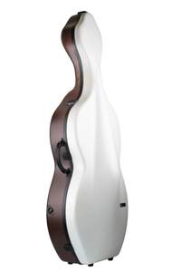 BAM Bonbon Hightech Cello Case Without Wheels White/Brown