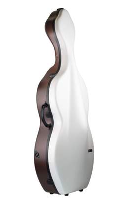 BAM Bonbon Hightech Cello Case Without Wheels White/Brown