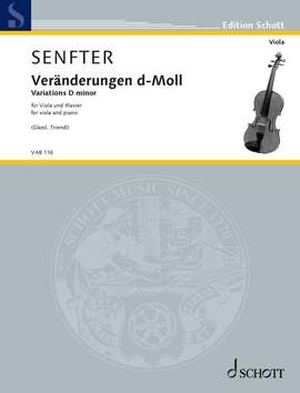 Senfter, J: Veränderungen d-Moll D minor op. 94