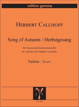 Callhoff, H: Song of Autumn /Herbstgesang