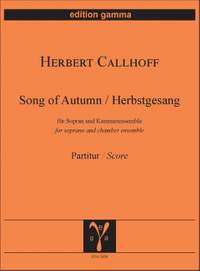 Callhoff, H: Song of Autumn /Herbstgesang