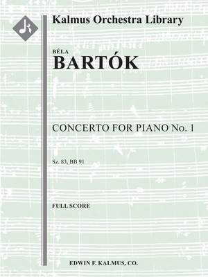 Bartok, Bela: Concerto for Piano No. 1, Sz.83 F/O