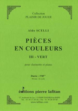 Aldo Scelli: Pièces en Couleurs - 3. Vert
