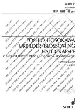 Hosokawa, Toshio: Blossoming