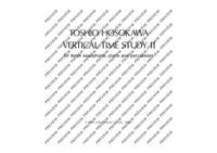Hosokawa, Toshio: Vertical Time Study II