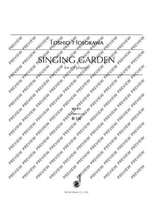 Hosokawa, Toshio: Singing Garden