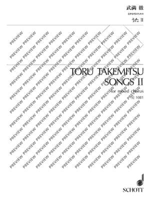Takemitsu, Toru: Songs II