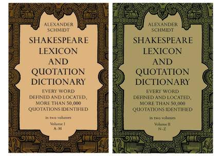 Shakespeare Lexicon - 2 Volume Set