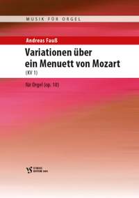 Fauss, A: Variationen über ein Menuett von Mozart op. 10