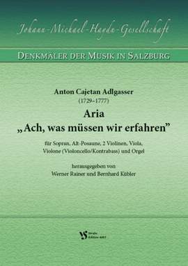 Adlgasser, A C: Ach, was müssen wir erfahren
