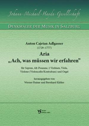 Adlgasser, A C: Ach, was müssen wir erfahren