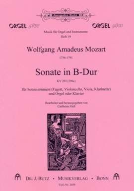 Mozart, W A: Sonate B-Dur KV 292 (196c)