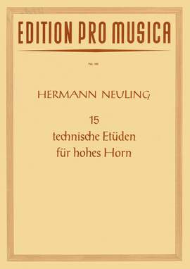 15 technische Etüden für hohes Horn
