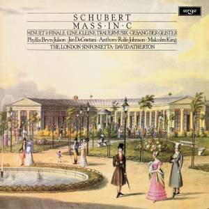 Schubert: Mass No. 4 in C Major K.452; Wind Octet D.72; Eine kleine Trauermusik; Gesang der Geister über den Wassern, D. 538