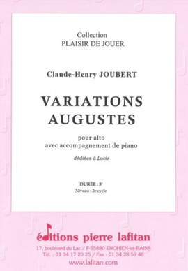Claude-Henry Joubert: Variations Augustes