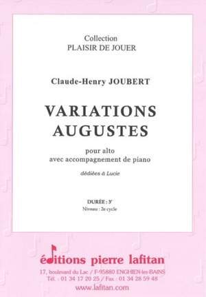 Claude-Henry Joubert: Variations Augustes