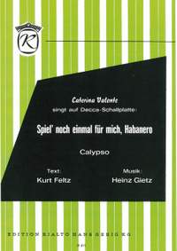 Gietz, Heinz: Spiel noch einmal für mich, Habanero