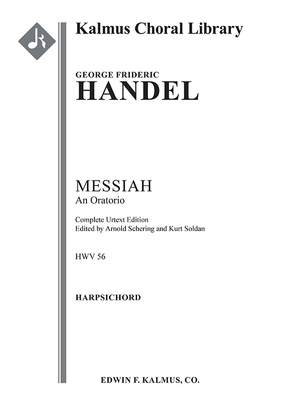 Handel: Messiah Urtext (harpsichord part)