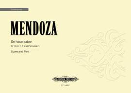 Mendoza, Elena: Se hace saber (score and part)