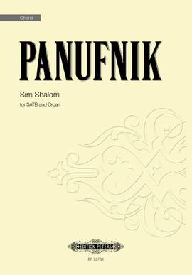 Panufnik, Roxanna: Sim Shalom (SATB and organ)