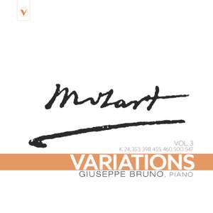 Mozart: Piano Variations, Vol. 3: K. 24, 353, 398, 455, 460, 547b, 500