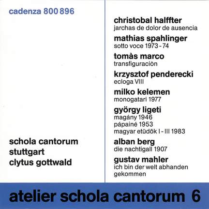 Atelier Schola Cantorum Vol. 6