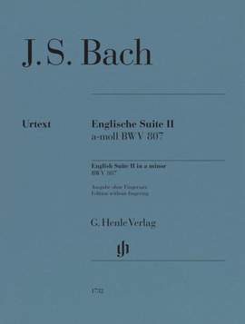 Bach, J S: Englische Suite 2 A minor BWV 807