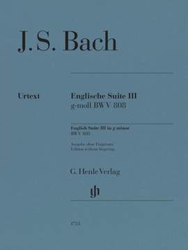 Bach, J S: Englische Suite 3 G minor BWV 808
