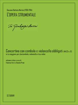 Giovanni Battista Martini: Concertino con cembalo e violoncello obbligati