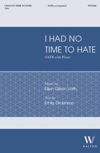 Ellen Gilson Voth: I had no time to hate