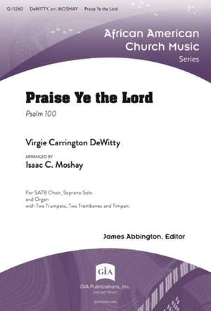 Virgie Carrington DeWitty: Praise Ye the Lord