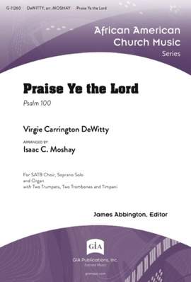 Virgie Carrington DeWitty: Praise Ye the Lord