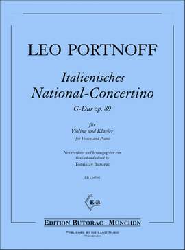 Portnoff, L: Italienisches National-Concertino G major Op. 89