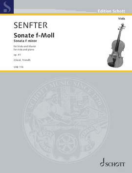 Senfter, Johanna: Sonata F minor op. 41