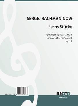 Rachmaninoff, S W: 6 Stücke op.11 op.11