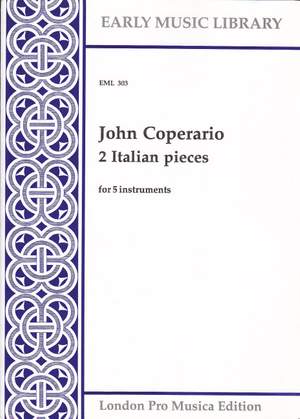Coperario, J: 2 Italian pieces