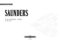 Rebecca Saunders: to an utterance - study