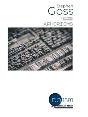 Stephen Goss: Aphorisms