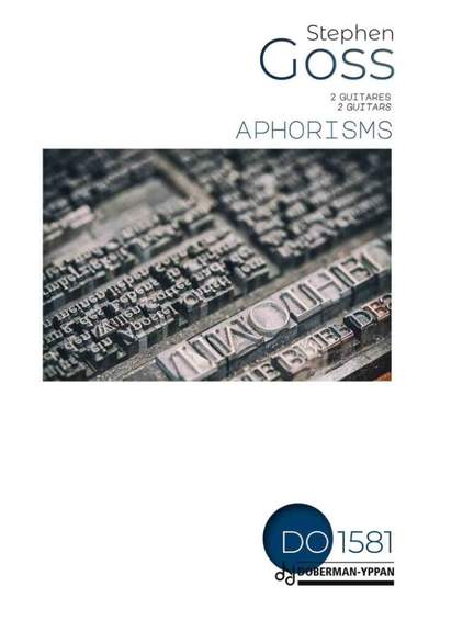 Stephen Goss: Aphorisms